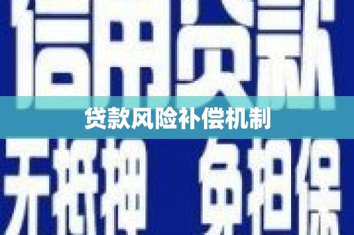桓仁贷款风险补偿机制