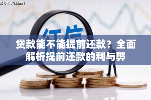 桓仁贷款能不能提前还款？全面解析提前还款的利与弊