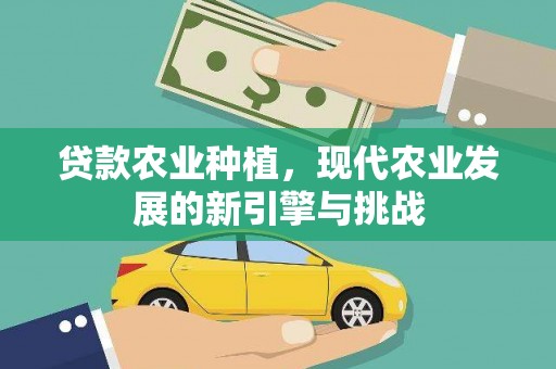 桓仁贷款农业种植，现代农业发展的新引擎与挑战