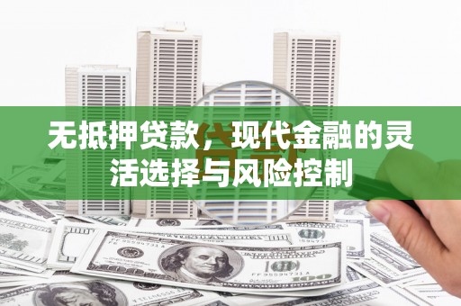 桓仁无抵押贷款，现代金融的灵活选择与风险控制