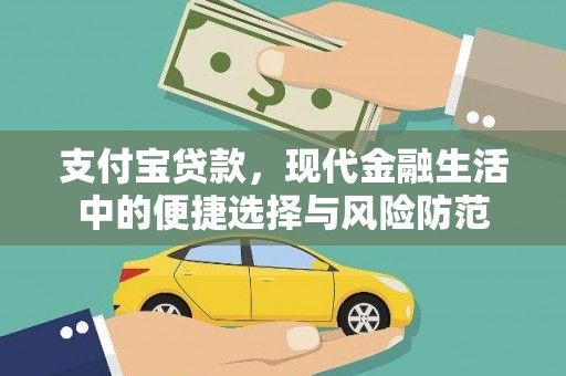 桓仁支付宝贷款，现代金融生活中的便捷选择与风险防范