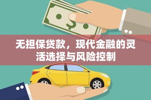 桓仁无担保贷款，现代金融的灵活选择与风险控制