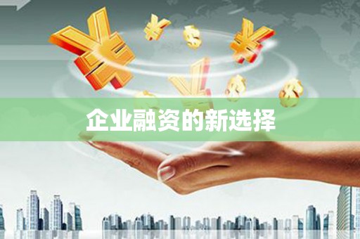 桓仁企业融资的新选择