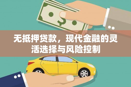 桓仁无抵押贷款，现代金融的灵活选择与风险控制