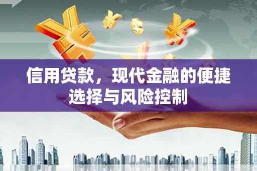 桓仁信用贷款，现代金融的便捷选择与风险控制