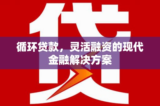 桓仁循环贷款，灵活融资的现代金融解决方案
