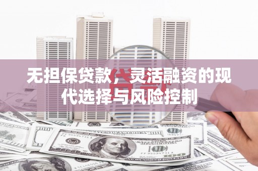 桓仁无担保贷款，灵活融资的现代选择与风险控制