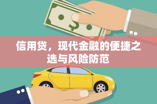桓仁信用贷，现代金融的便捷之选与风险防范